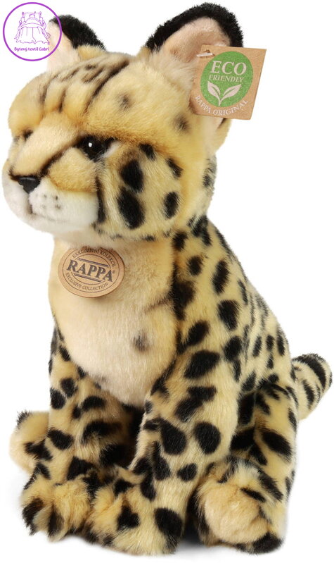 PLYŠ Serval sedící 30cm Eco-Friendly *PLYŠOVÉ HRAČKY*