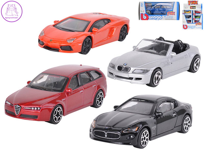 BBURAGO Auto 1:43 MIX kovový model  18-30000 KOV