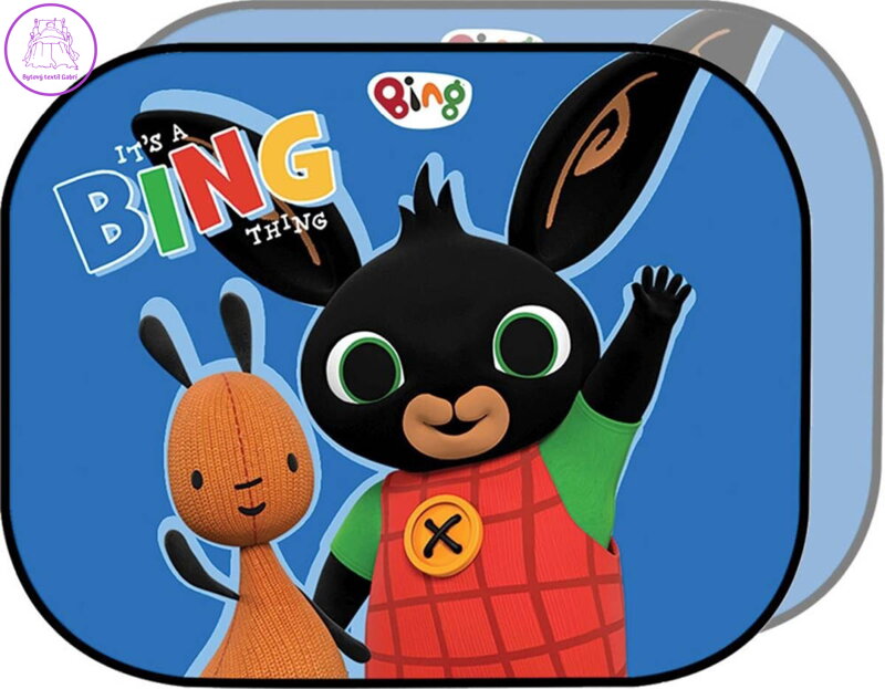Sluneční clona králíček Bing baby stínítko set 2ks na sklo do auta