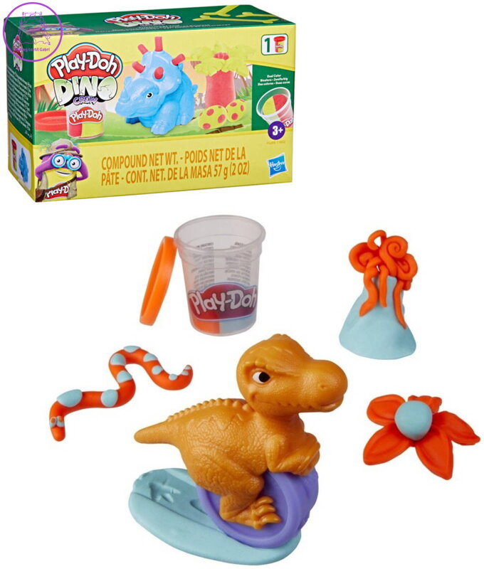 HASBRO PLAY-DOH Dinosauří svět herní set modelína s nástroji 2 druhy