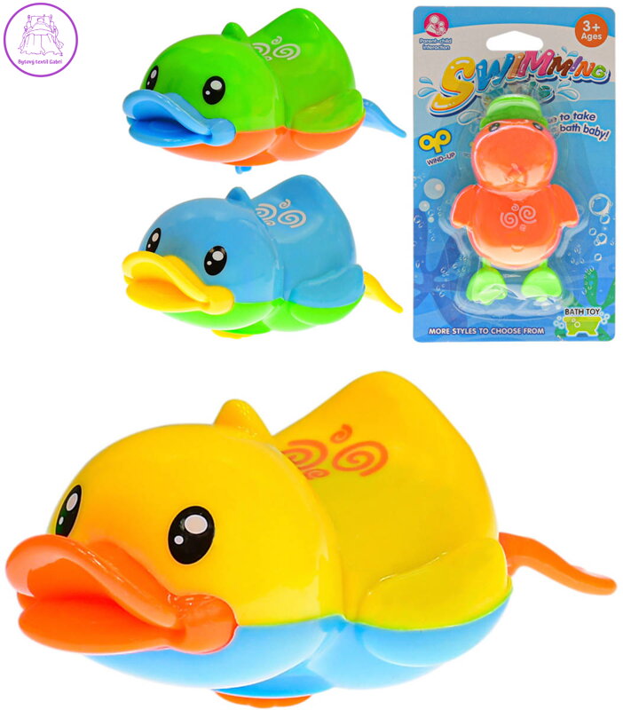 Kačenka baby plavající na natažení do vody do vany 4 barvy