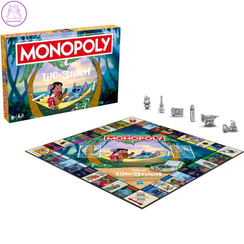 HASBRO Hra MONOPOLY Lilo a Stitch *SPOLEČENSKÉ HRY*