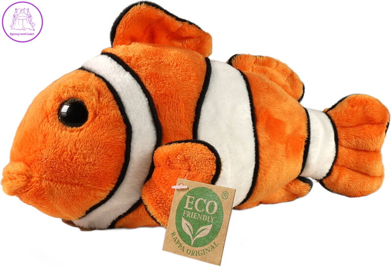 PLYŠ Ryba klaun očkatý 25cm Eco-Friendly *PLYŠOVÉ HRAČKY*