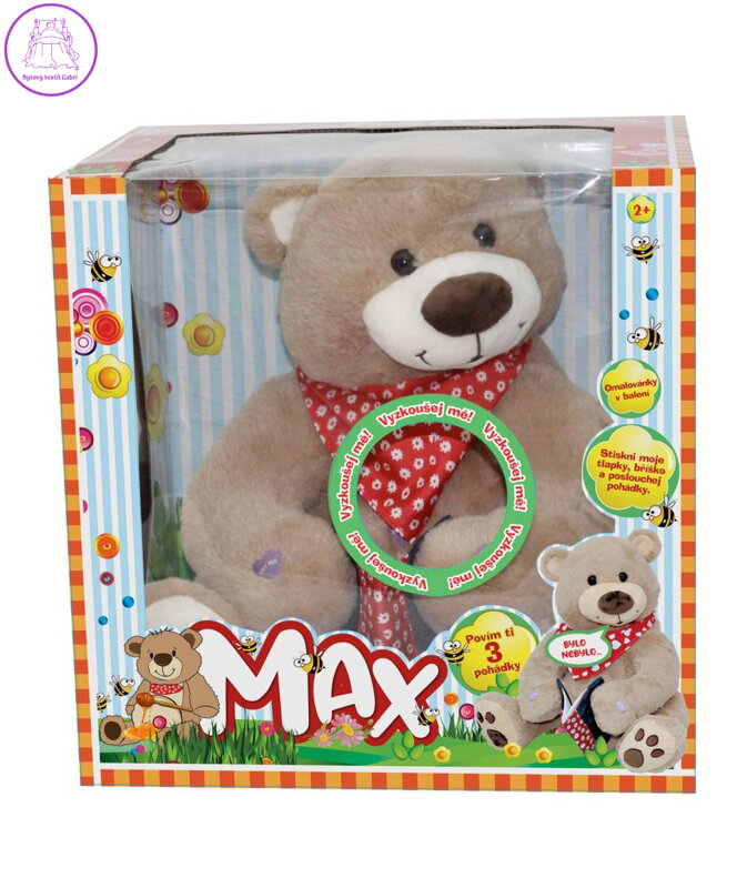 Medvídek pohádkový Max vypráví české pohádky