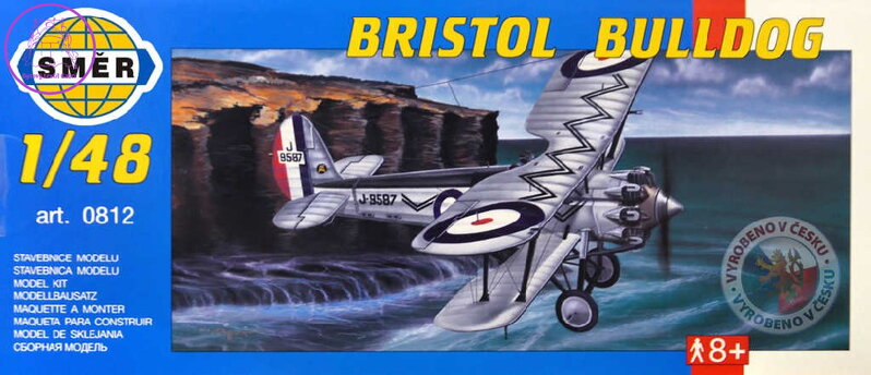 SMĚR Model letadlo Bristol bulldog 1:48 (stavebnice letadla) SMĚR Model letadlo Bristol bulldog 1:48 (stavebnice letadla)