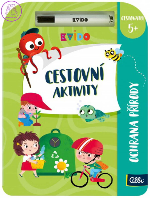 ALBI Kvído Cestovní aktivity Ochrana přírody tématický sešit s mazatelným fixem