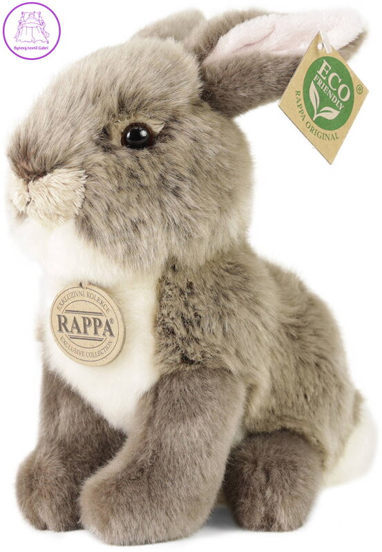 PLYŠ Zajíc sedící 20cm Eco-Friendly *PLYŠOVÉ HRAČKY*