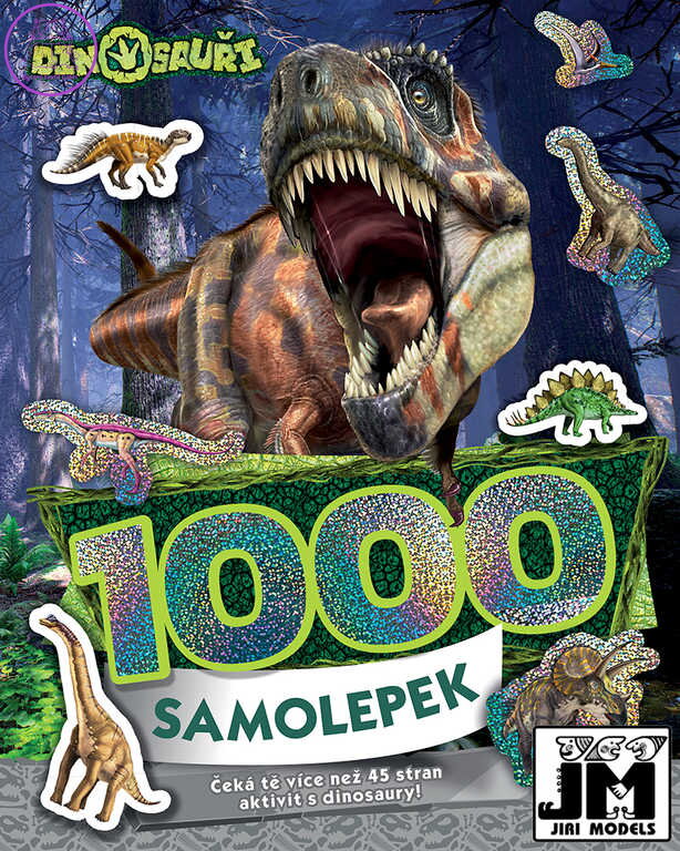 JIRI MODELS 1000 samolepek s aktivitami Dinosauři JIRI MODELS 1000 samolepek s aktivitami Dinosauři