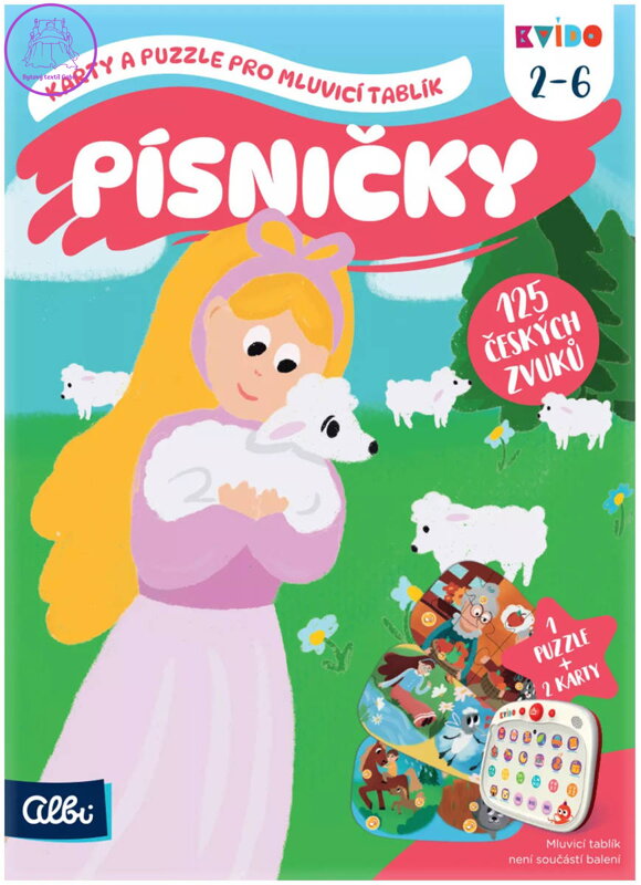 ALBI KVÍDO Písničky Karty a puzzle pro Mluvicí tablík (rozšíření)