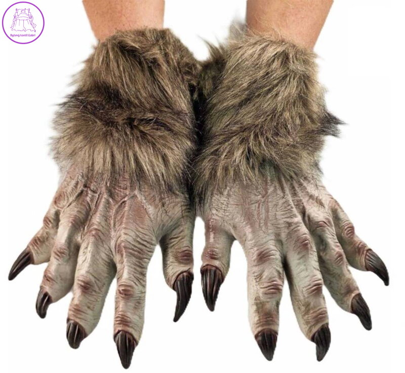 KARNEVAL Rukavice čert s drápy doplněk