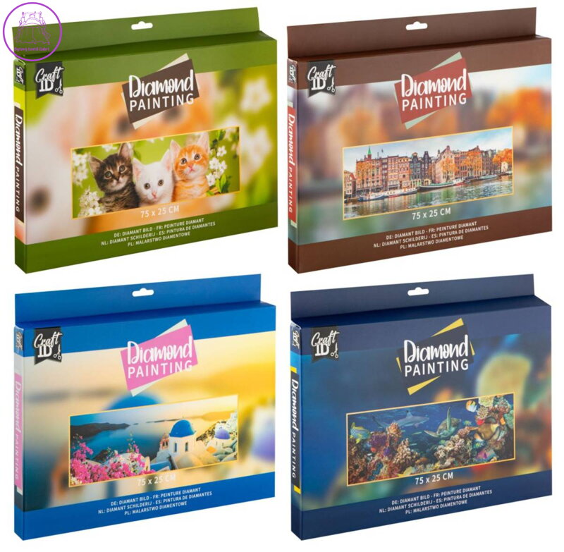 Diamantové malování kamínky mix 4druhy