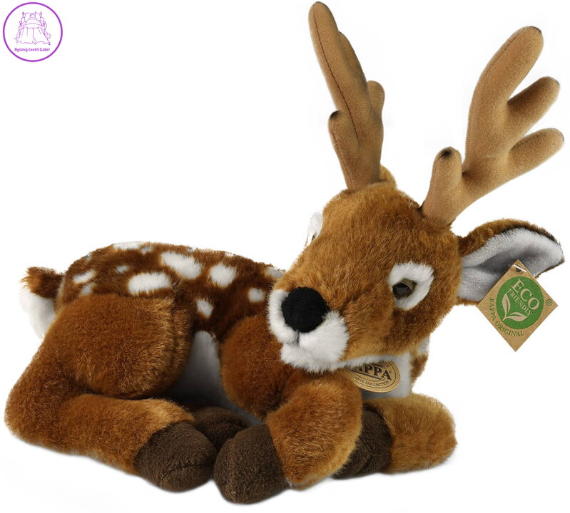 PLYŠ Daněk ležící 28cm Eco-Friendly *PLYŠOVÉ HRAČKY*