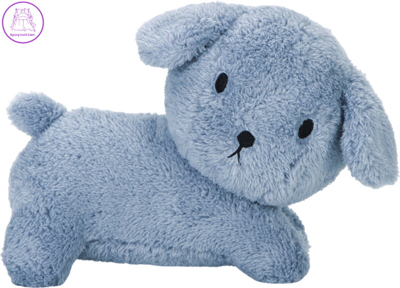 LITTLE DUTCH PLYŠ Pejsek Snuffie Fluffy Blue 25cm modrý pro miminko
