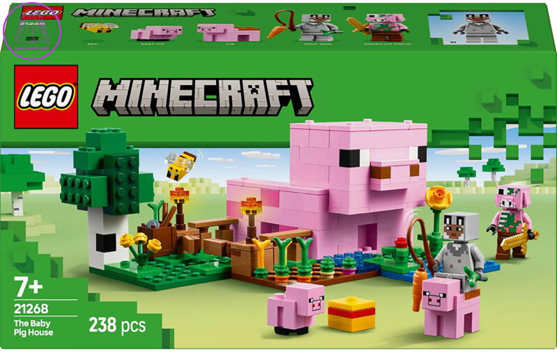 LEGO MINECRAFT Domeček prasátka 21268 STAVEBNICE
