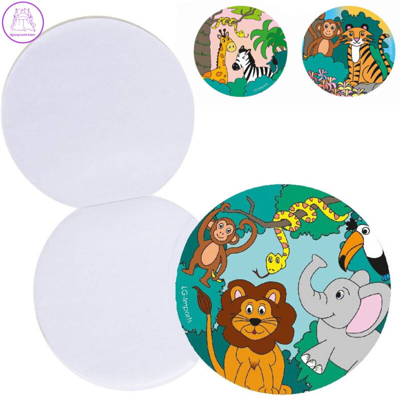 Notes kulatý dětský bloček Divoká zvířata safari 30 listů 8cm 3 druhy Notes kulatý dětský bloček Divoká zvířata safari 30 listů 8cm 3 druhy