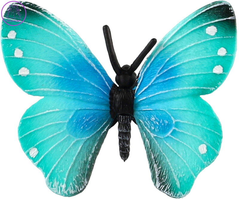 Motýl tropický Morpho Helena 7cm zvířátko plastová figurka Zooted