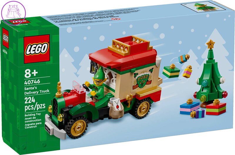 LEGO ICONIC Auto Santův kamion 40746 STAVEBNICE