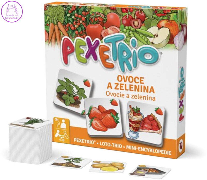 EFKO Hra Pexetrio Ovoce a zelenina 36 dílků *SPOLEČENSKÉ HRY*