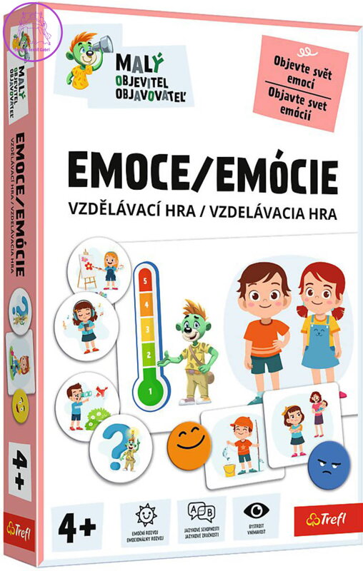 TREFL Hra Malý objevitel Emoce vzdělávací společenská hra