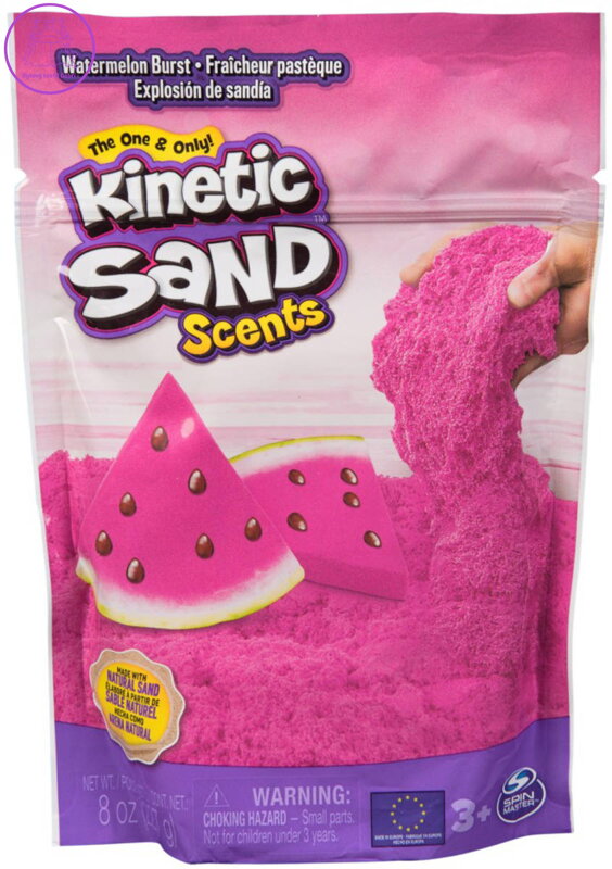 SPIN MASTER Kinetic Sand růžový 28g ovocná vůně vodní meloun