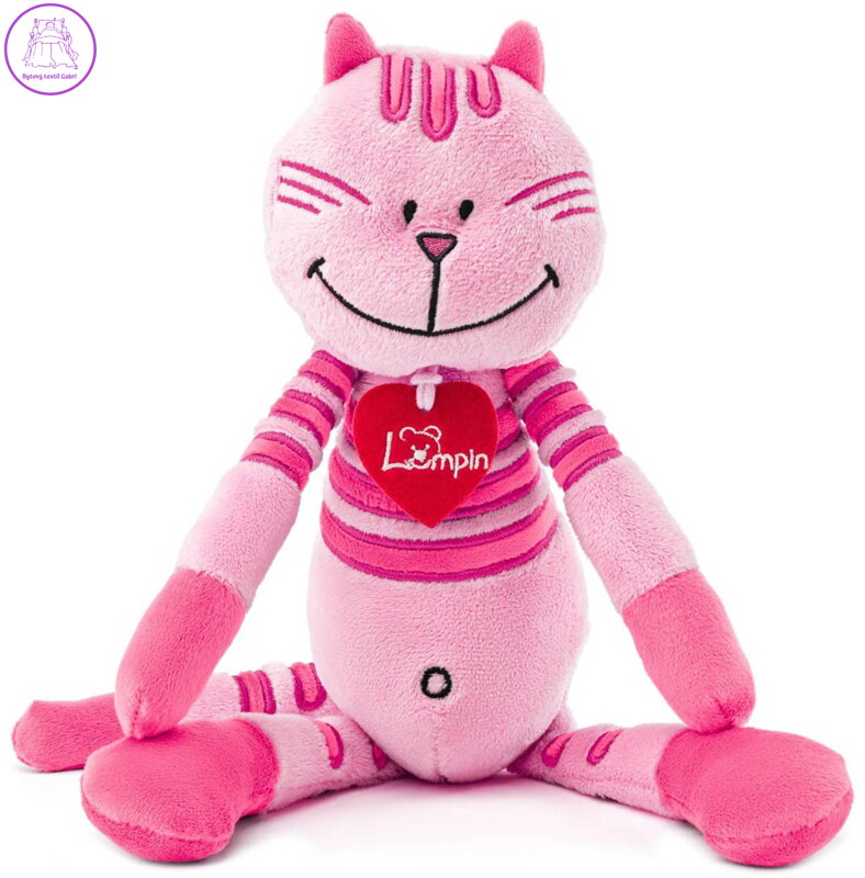 LUMPIN PLYŠ Kočka Rosalie 38cm růžová střední *PLYŠOVÉ HRAČKY*