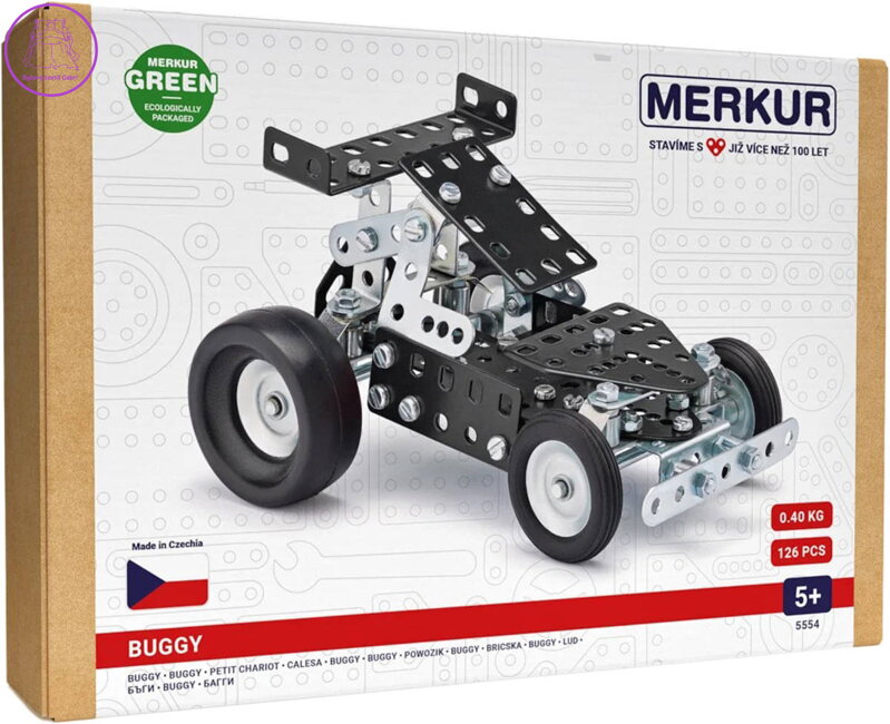 MERKUR 055 Buggy 10 modelů 126 dílků *KOVOVÁ STAVEBNICE*