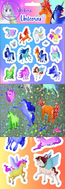 JIRI MODELS Samolepky Jednorožci