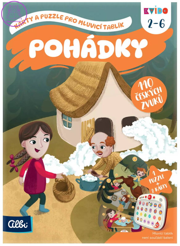 ALBI KVÍDO Pohádky Karty a puzzle pro Mluvicí tablík (rozšíření)