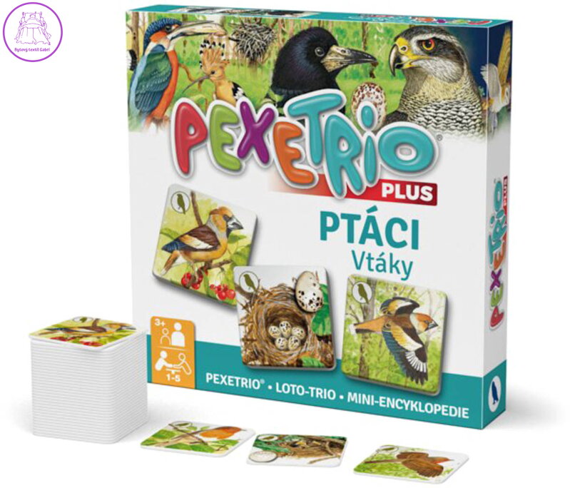 EFKO Hra Pexetrio plus Ptáci 54 dílků *SPOLEČENSKÉ HRY*