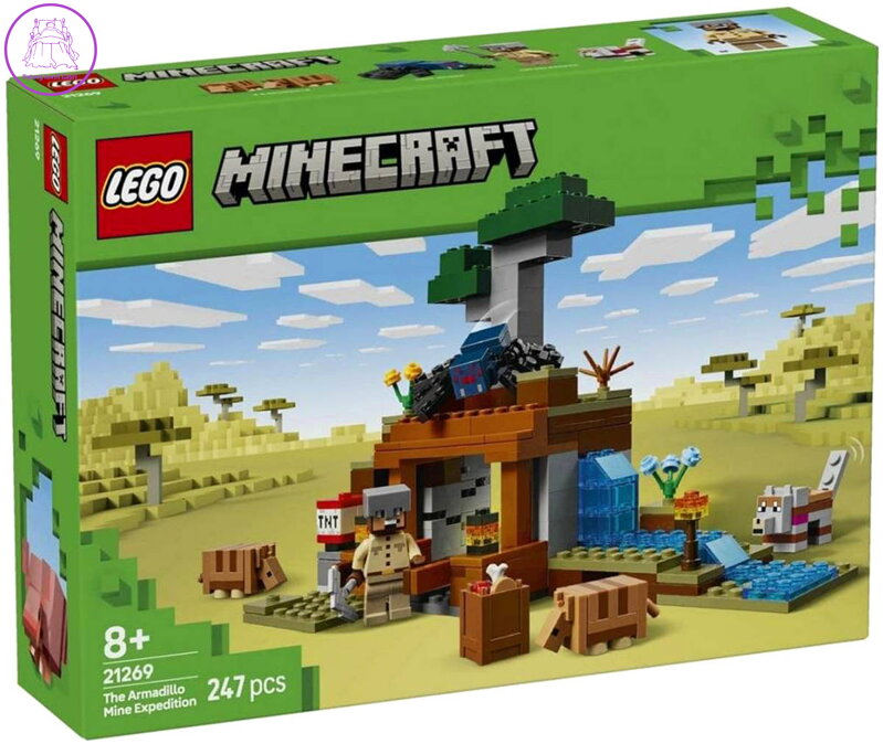 LEGO MINECRAFT Výprava do dolu a pásovec 21269 STAVEBNICE