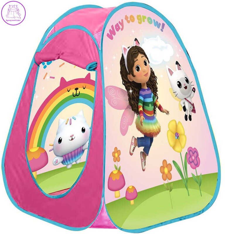 JOHN Stan dětský Gabbys Dollhouse Pop-Up holčičí 75x75x90cm