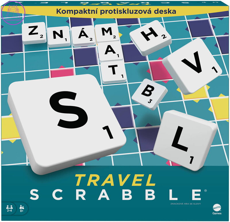 MATTEL HRA Scrabble cestovní CZ *SPOLEČENSKÉ HRY*