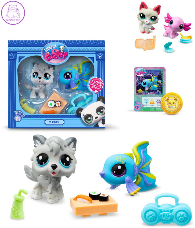 LPS 2 zvířátka s doplňky DMC LPS 2 zvířátka s doplňky DMC