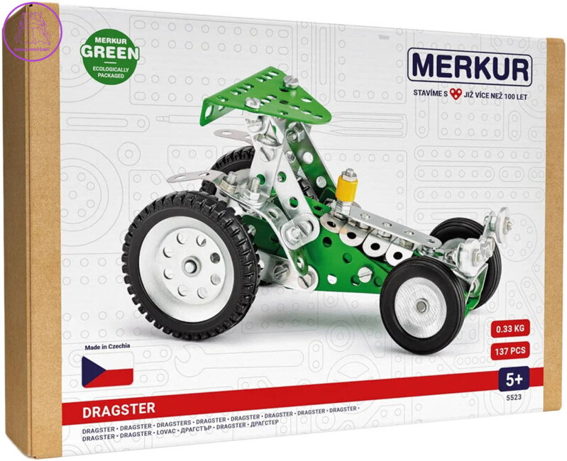 MERKUR 052 Buggy Dragster 137 dílků *KOVOVÁ STAVEBNICE*