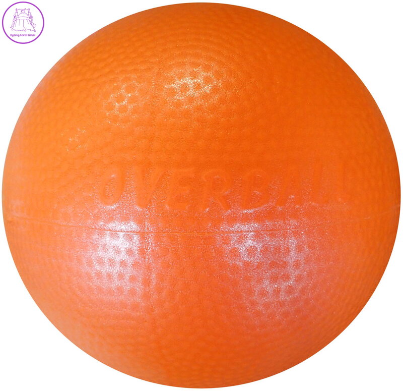 ACRA Míč overball 230mm oranžový fitness gymball rehabilitační do 90kg
