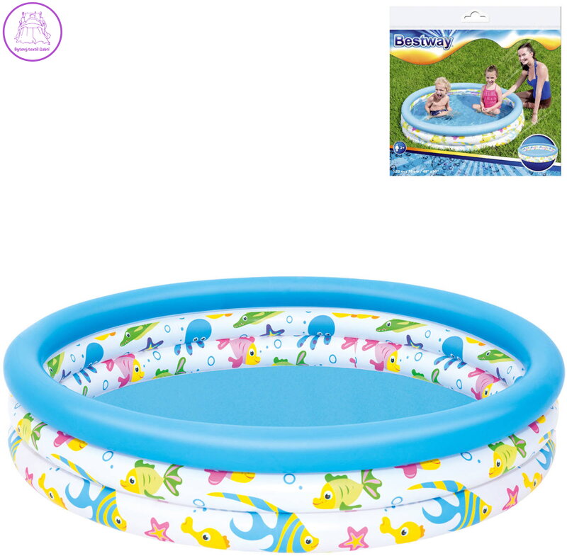 BESTWAY Bazén 3 komorový 122x25 cm 51009