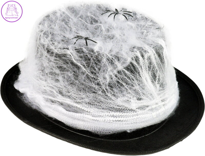 KARNEVAL Klobouk s pavučinou dospělý *KARNEVALOVÝ DOPLNĚK*