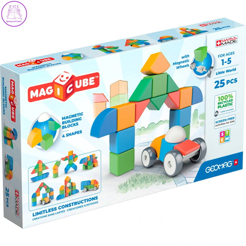 GEOMAG  Magicube Shapes 25díků  magnetická STAVEBNICE