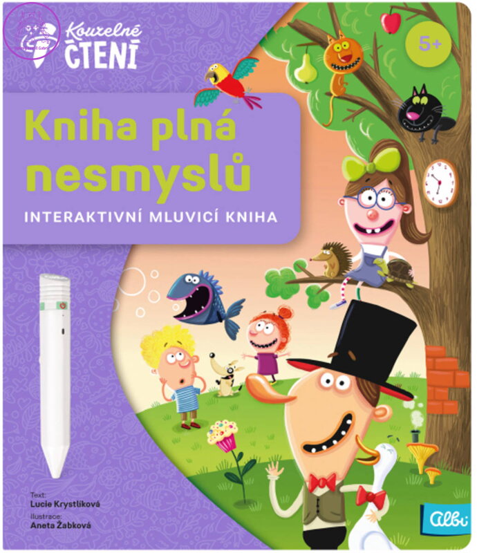 ALBI Kouzelné čtení Kniha interaktivní Kniha plná nesmyslů