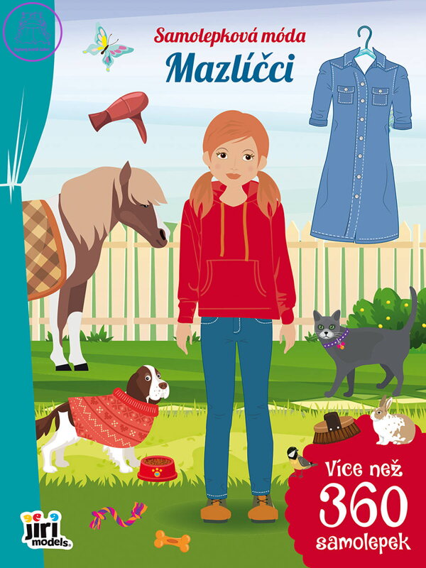 JIRI MODELS Samolepková móda Mazlíčci 360 samolepek