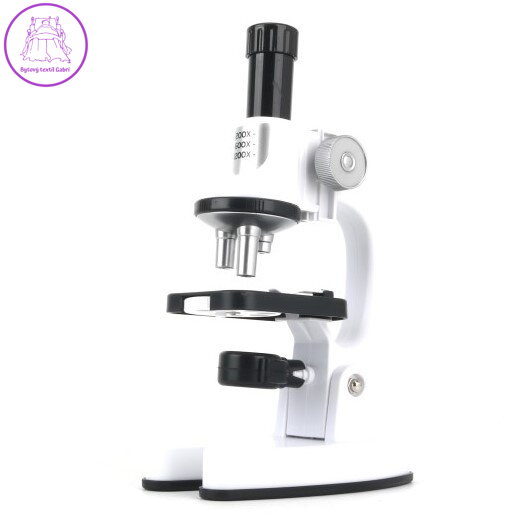 Mikroskop dětský barevný pozorování přes mobilní telefon