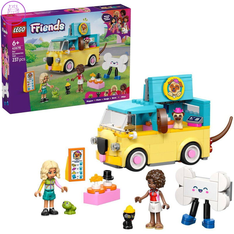 LEGO FRIENDS Dodávka s doplňky pro mazlíčky 42678 STAVEBNICE