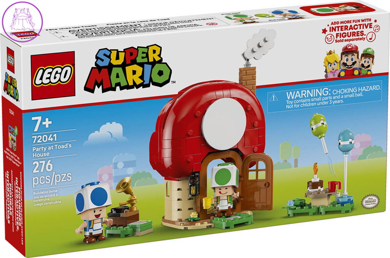 LEGO SUPER MARIO Toad a párty v jeho domku 72041 STAVEBNICE