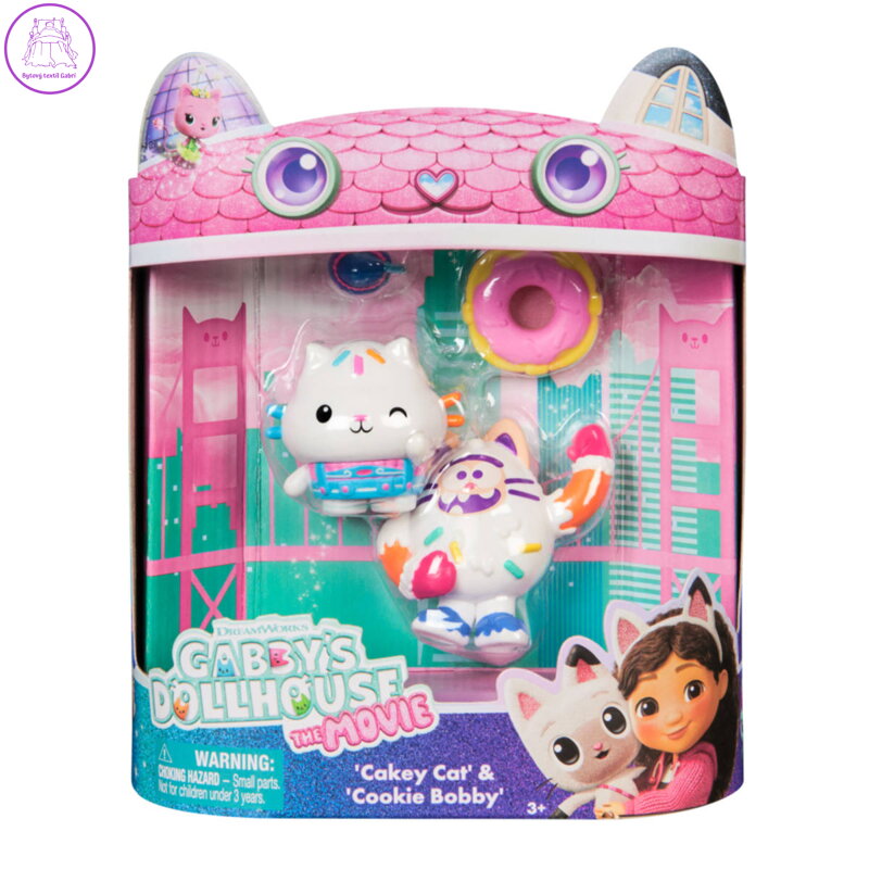 SPIN MASTER  Gábinin Kouzelný Domek Film Dvojbalení Figurek Queen Kitty Fairy a Kitty Gnome
