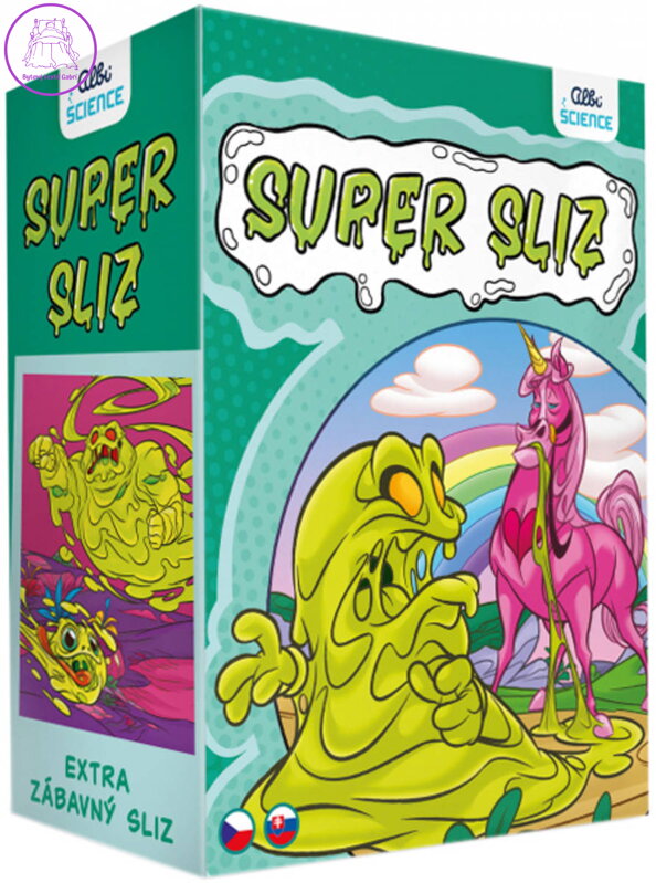 ALBI SCIENCE Super sliz kreativní set výroba slizu v plechovce