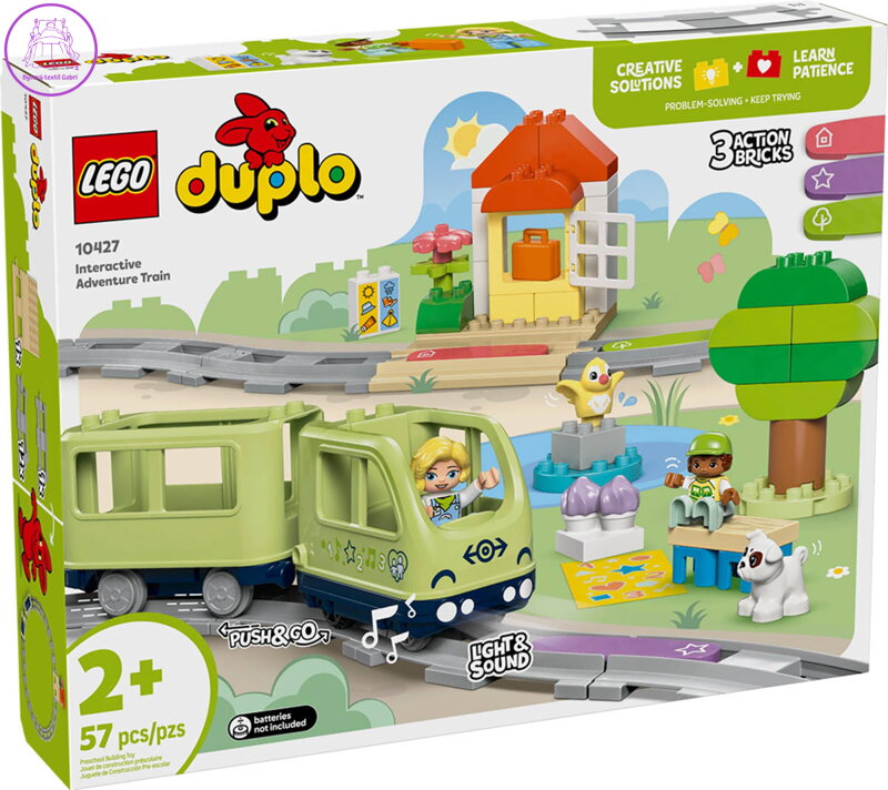 LEGO DUPLO Interaktivní vláček na baterie Světlo Zvuk 10427 STAVEBNICE