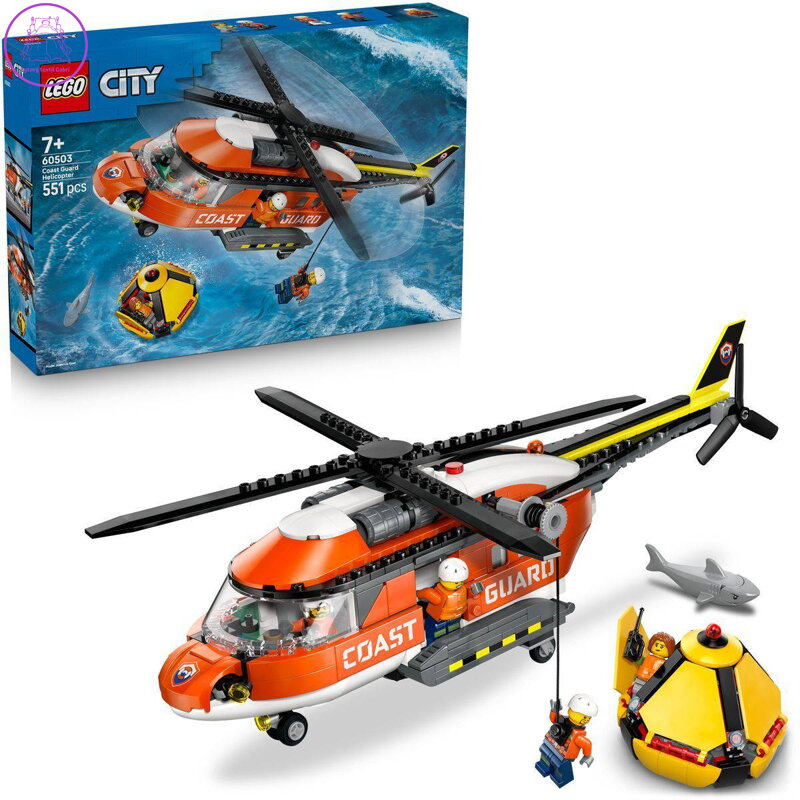 LEGO CITY Helikoptéra pobřežní hlídky 60503 STAVEBNICE