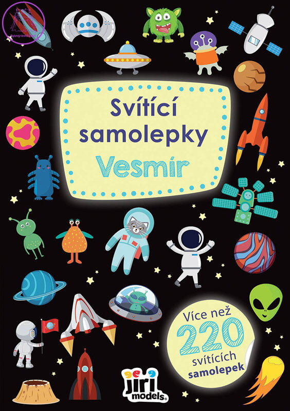 JIRI MODELS Samolepky svítící Vesmír 220ks svítí ve tmě JIRI MODELS Samolepky svítící Vesmír 220ks svítí ve tmě