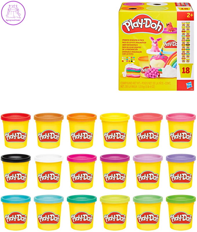 HASBRO PLAY-DOH Modelína kreativní set 18 kelímků 1530g