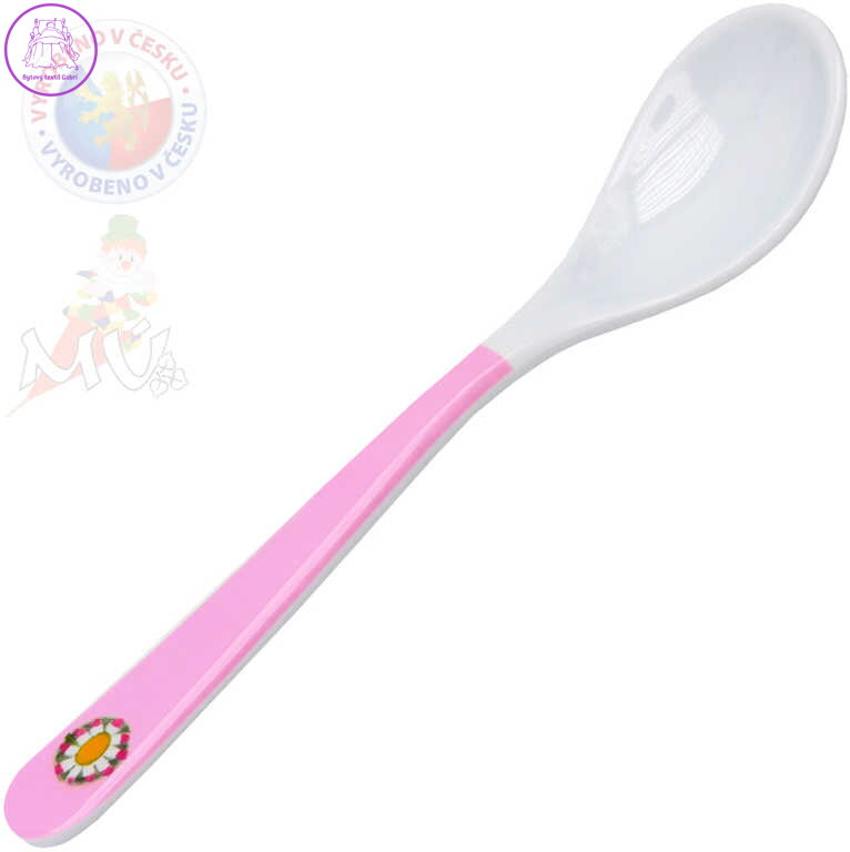 MORAVSKÁ ÚSTŘEDNA Malá lžička 15cm Krtek (Krteček) růžová